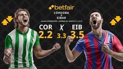 Córdoba CF vs. SD Eibar: horario, dónde ver, pronósticos y clasificación