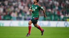     Luis Chavez celebrates his goal 0-2 of Mexico  during the game Saudi Arabia vs Mexican National Team (Mexico), Corresponding to Group C of the FIFA World Cup Qatar 2022, at Lusail Stadium, Lusail, Doha, on November 30, 2022.

<br><br>

Luis Chavez  celebra su gol 0-2 de Mexico durante el partido Arabia Saudi vs Seleccion Nacional Mexicana (Mexico), correspondiente al Grupo C de la Copa Mundial de la FIFA Qatar 2022, en el Estadio Lusail, Lusail, Doha, el 30 de noviembre de 2022.