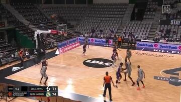 La emocionante última jugada que ha decidido el ASVEL-Madrid