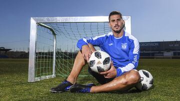 Gabriel Pires, con la camiseta del Legan&eacute;s.
 