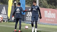 Courtois sigue, pero el futuro de Keylor est&aacute; en el aire.
 