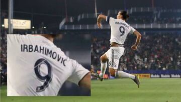 El delantero sueco brill&oacute; en la victoria de su equipo ante el Toronto FC, pero luci&oacute; una camiseta que ten&iacute;a su nombre mal escrito.