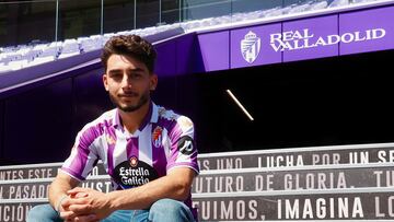 Valladolid. 19/7/2023. REAL VALLADOLID. Presentación jugador Raúl Moro. Photogenic/Miguel Ángel Santos