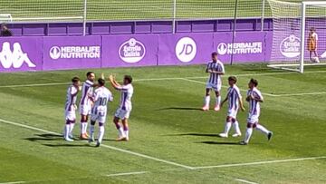 Anuar reapareció con el Real Valladolid Promesas.