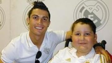 Cristiano Ronaldo ayuda a un niño enfermo de cáncer