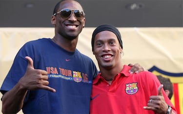 The incredible day Ronaldinho introduced Messi to Kobe Bryant