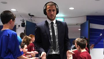 Hazard sigue estando lejos del Madrid.