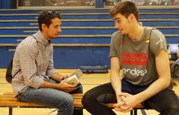 14/08/17 BALONCESTO SELECCION ESPAÑOLA ESPAÑA  ENTREVISTA A JUANCHO HERNANGOMEZ  FIRMA SERGIO ANDRES