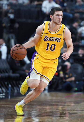 Mykhailiuk, 21 años, Detroit Pistons (traspasado de Lakers en febrero).