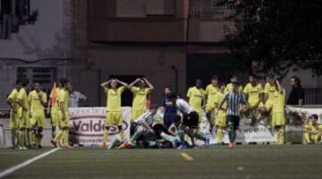 Partido de semifinales de Cadetes entre el Atlético de Madrid y el Betis.