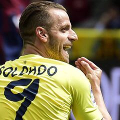 Soldado, sancionado para Vitoria: 5 partidos y 5 tarjetas