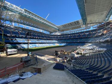 Avanzan las obras del Bernab¨¦u
