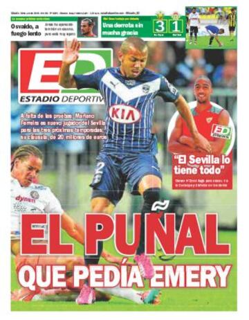 Portadas de la prensa deportiva