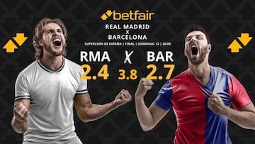 Real Madrid CF vs. FC Barcelona: horario, dónde ver, pronósticos y palmarés Supercopa