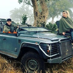 Icardi, sin Mundial pero con safari junto a Wanda Nara