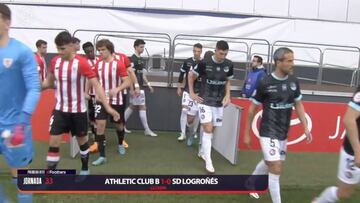 Resumen y gol del Athletic B vs Logro?¨¦s de Primera RFEF