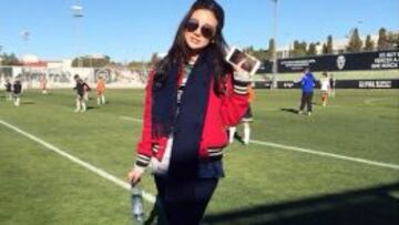 La hija de Lim da ánimos al Valencia en Paterna