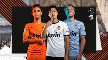 El club ha presentado los tres nuevos uniformes para la pr¨®xima temporada. El primero, cl¨¢sico, ser¨¢ blanco con detalles negros, el segundo, naranja; y el tercero, azul celeste y gris.