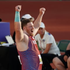 Crouser rinde tributo a Portland con un oro mundial