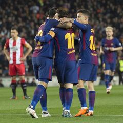 En imágenes la goleada de Barcelona al Girona