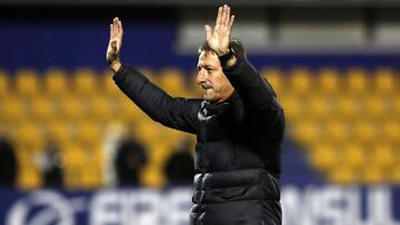 Ramis, durante el último partido del Tenerife, contra el Alcorcón.