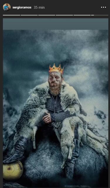 Ramos se luce como rey