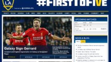 Los Angeles Galaxy anuncia el fichaje de Gerrard para julio
