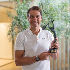 Rafa Nadal, premiado como Campeón Mundial 2022