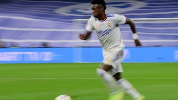 Vinicius, en un momento del Real Madrid-Osasuna.
