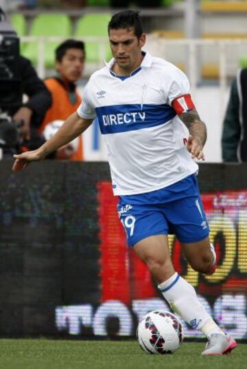 Mark González en el último partido contra Wanderers, por el Apertura 2015.