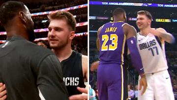 Doncic joins LeBron on the Lakers after exchanges of mutual praise