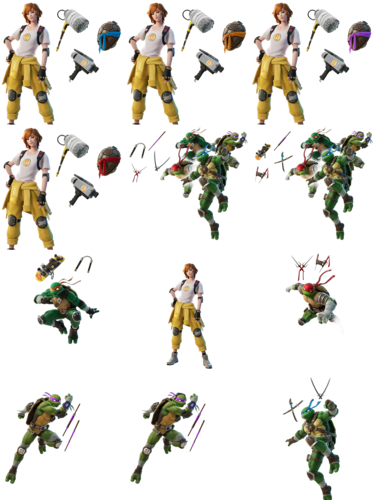 Las Tortugas Ninja llegan como nuevas skins a Fortnite: cuánto valen y qué objetos traen