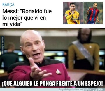 Messi protagonista de los memes del FC Barcelona