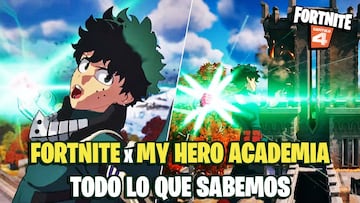 Fortnite x My Hero Academia: todo lo que sabemos sobre la próxima colaboración