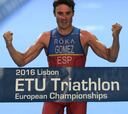 Gómez Noya captura su cuarto título europeo al ganar en Lisboa