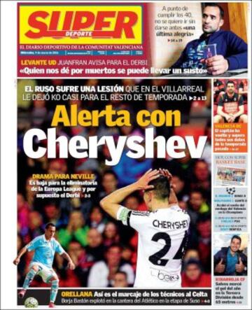 Portadas de la prensa mundial