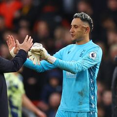 Así fue la actuación de Keylor Navas en su debut con Nottingham Forest