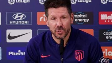 Simeone: "Me veo con la misma energía de siempre"