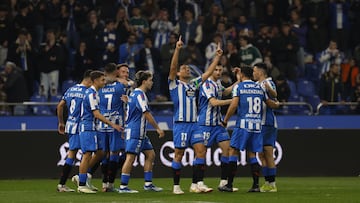 Partido Deportivo de La Coruña - Fuenlabrada.  gol davo