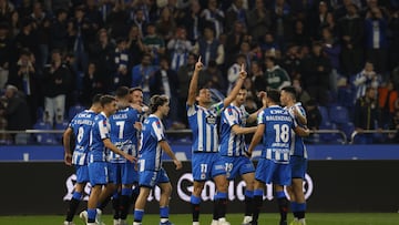 Partido Deportivo de La Coruña - Fuenlabrada.  gol davo