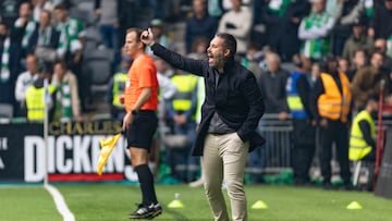 Martí Cifuentes, durante un partido con el Hammarby.