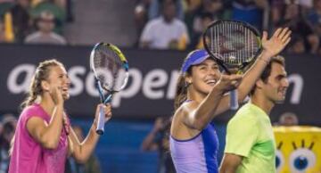 Ana Ivanovic deslumbró en el Kids Day del Abierto de Australia.