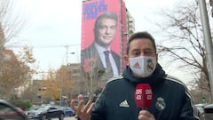 Roncero responde a la pancarta de Laporta sacando una lista