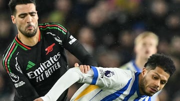 The points were shared as Arsenal were held by Brighton in the Premier League.