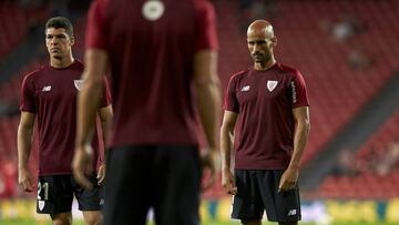 Rico con Capa en San Mamés.