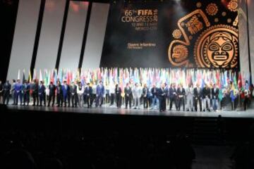 Las mejores imágenes de la inaugración del Congreso FIFA