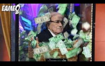 Los memes del 'billetazo' de Blatter