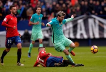 Osasuna-Barcelona en imágenes