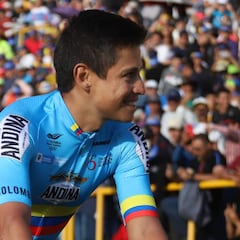 Esteban Chaves, por su primer título oficial en Colombia