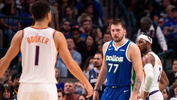 Luka Doncic saca de punto otra vez a los Suns